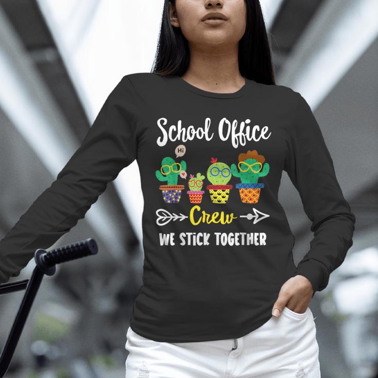 Matching Teacher Back To School School Office Crew Cactus Team School Office Squad Unisex Long Sleeve T-Shirt, novelty gifts, funny gifts Matching Teacher Back To School School Office Crew Cactus Team School Office Squad Unisex Long Sleeve T-Shirt, novelty gifts, funny gifts