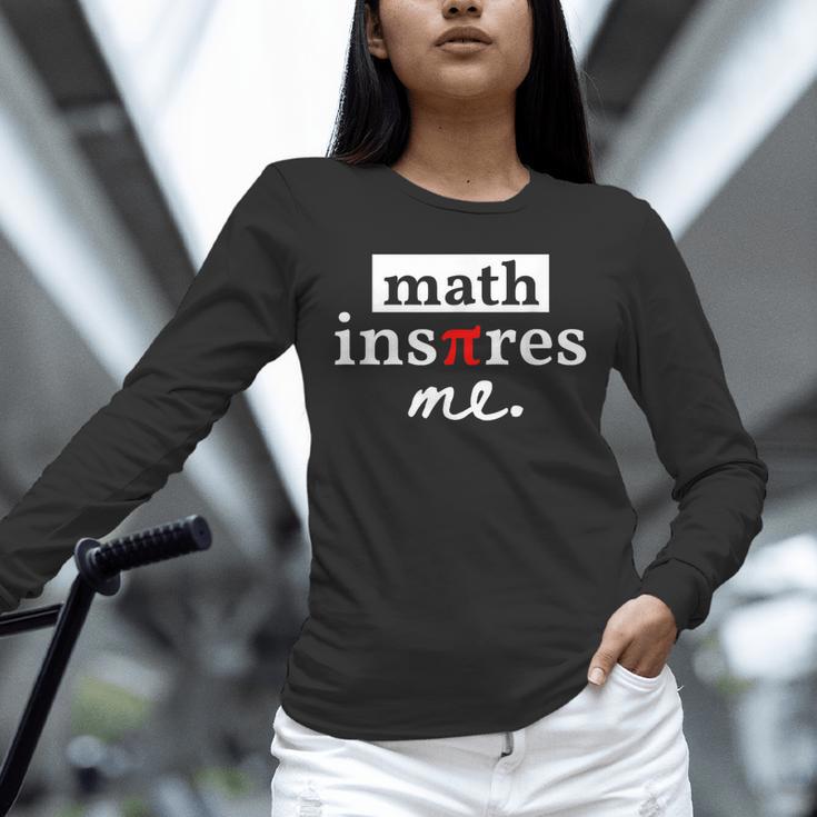 Math Inspires Me Spelled With Pi Day Teacher Unisex Long Sleeve T-Shirt, novelty gifts, funny gifts Math Inspires Me Spelled With Pi Day Teacher Unisex Long Sleeve T-Shirt, novelty gifts, funny gifts
