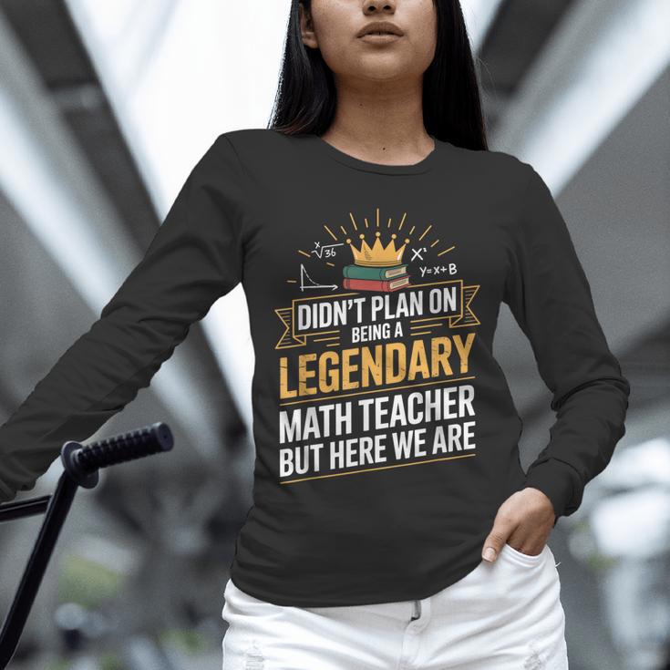 Math Teacher For Algebra Lovers Mathematics Unisex Long Sleeve T-Shirt, novelty gifts, funny gifts
