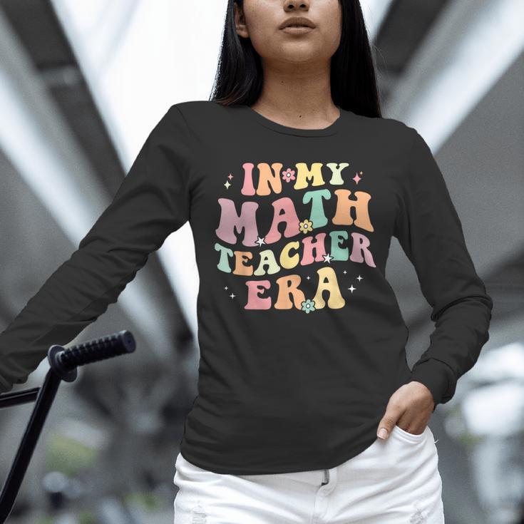 In My Math Teacher Era Retro Back To School Groovy Teacher Men Women Unisex Long Sleeve T-Shirt, novelty gifts, funny gifts In My Math Teacher Era Retro Back To School Groovy Teacher Men Women Unisex Long Sleeve T-Shirt, novelty gifts, funny gifts
