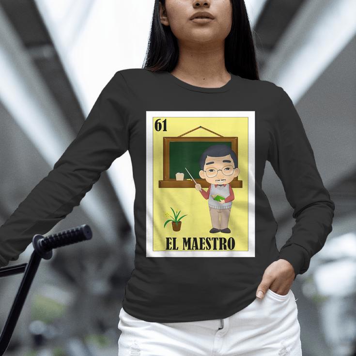 Mexican For Teachers El Maestro Unisex Long Sleeve T-Shirt, novelty gifts, funny gifts Mexican For Teachers El Maestro Unisex Long Sleeve T-Shirt, novelty gifts, funny gifts