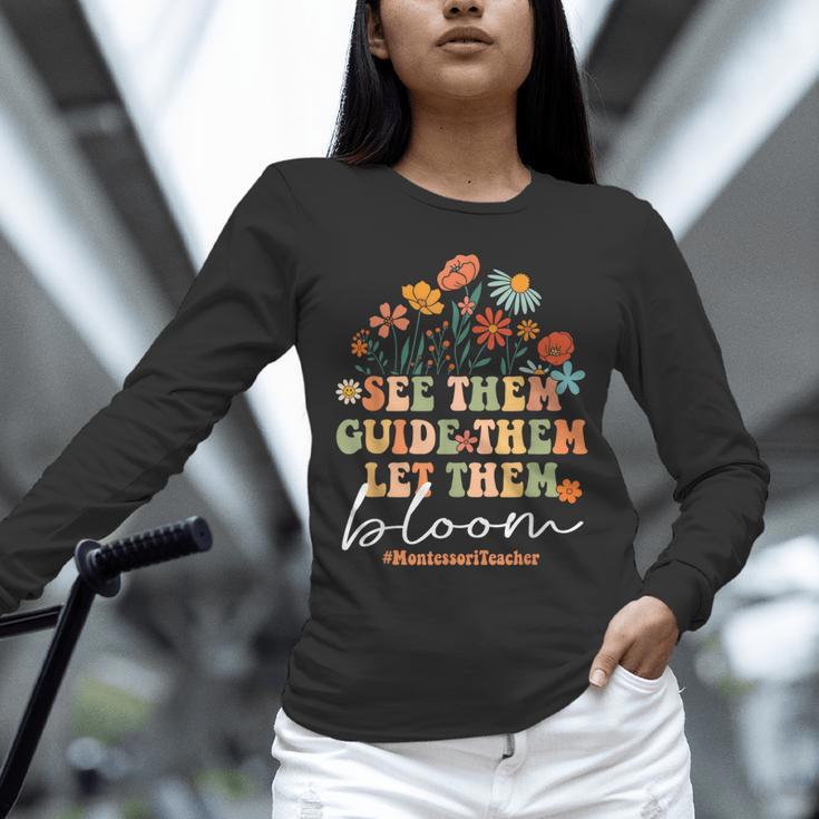 Montessori Teacher Unisex Long Sleeve T-Shirt, novelty gifts, funny gifts