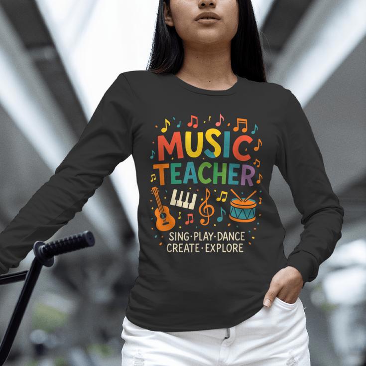 Music Teacher Music Sing Play Dance Choir Piano Unisex Long Sleeve T-Shirt, novelty gifts, funny gifts Music Teacher Music Sing Play Dance Choir Piano Unisex Long Sleeve T-Shirt, novelty gifts, funny gifts