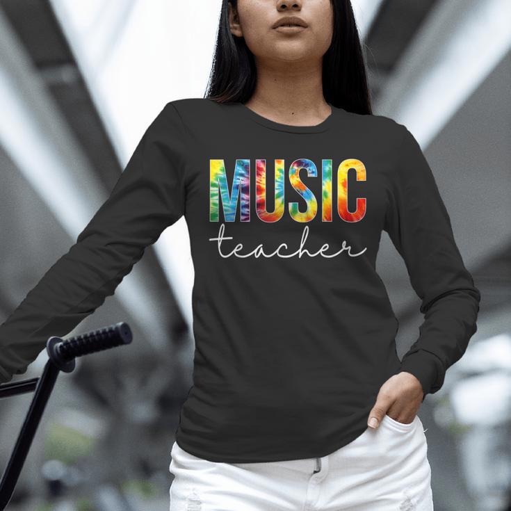 Music Teacher Tie Dye Appreciation Day Hello Back To School Men Women Unisex Long Sleeve T-Shirt, novelty gifts, funny gifts Music Teacher Tie Dye Appreciation Day Hello Back To School Men Women Unisex Long Sleeve T-Shirt, novelty gifts, funny gifts