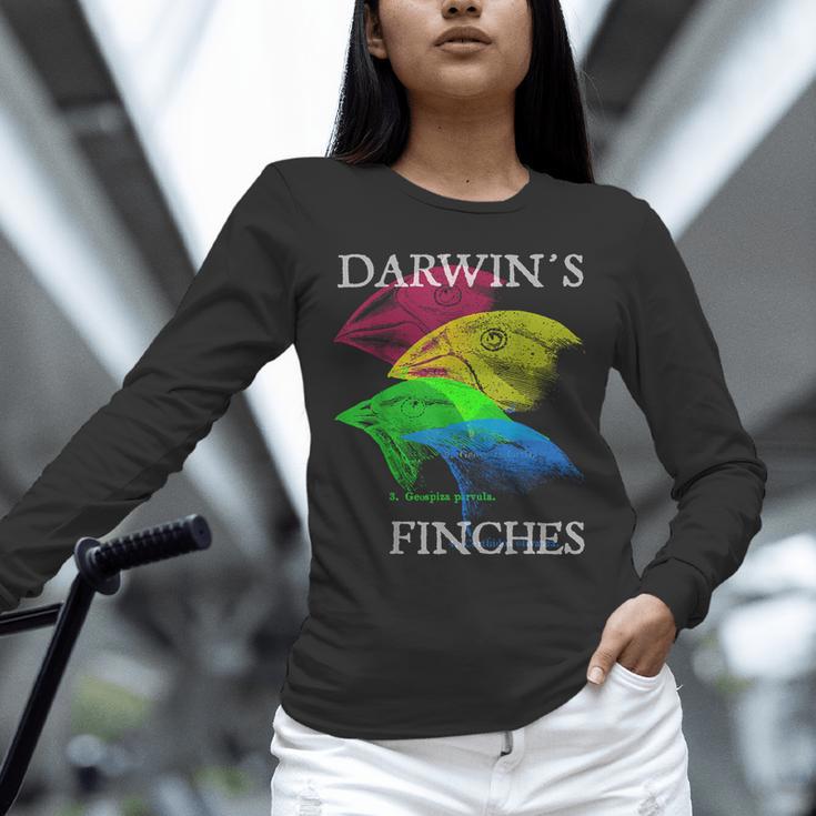 Nerdy Darwin's Finches Evolution Science Biology Teacher Unisex Long Sleeve T-Shirt, novelty gifts, funny gifts Nerdy Darwin's Finches Evolution Science Biology Teacher Unisex Long Sleeve T-Shirt, novelty gifts, funny gifts