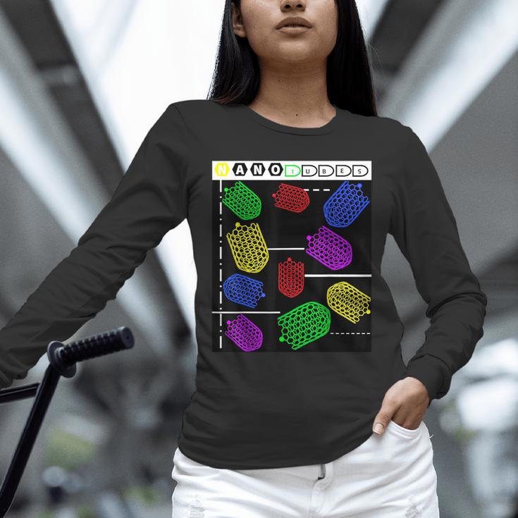 Nerdy Forms Nanotubes Chemistry Teacher Geek Unisex Long Sleeve T-Shirt, novelty gifts, funny gifts Nerdy Forms Nanotubes Chemistry Teacher Geek Unisex Long Sleeve T-Shirt, novelty gifts, funny gifts