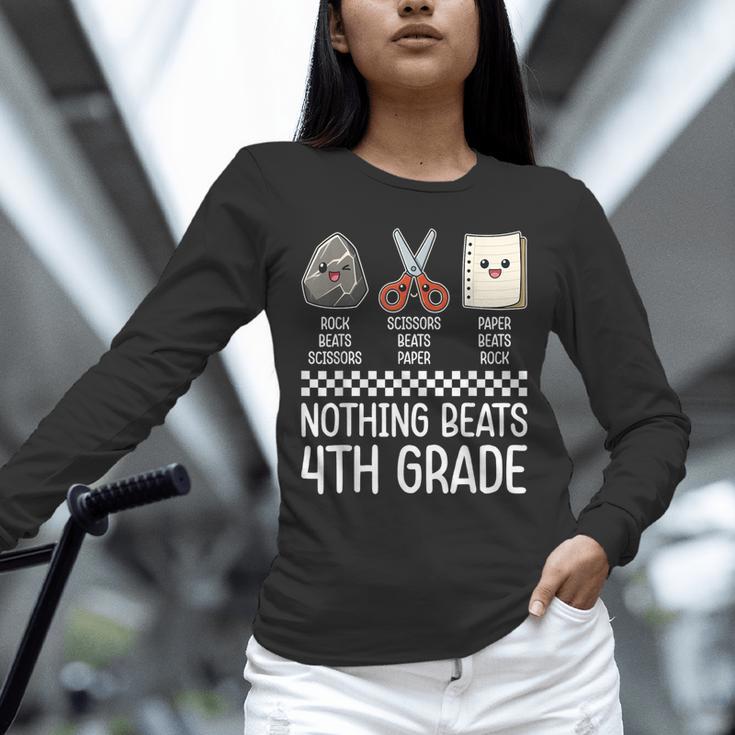 Nothing Beats 4th Grade Back To School Kids Teachers Unisex Long Sleeve T-Shirt, novelty gifts, funny gifts Nothing Beats 4th Grade Back To School Kids Teachers Unisex Long Sleeve T-Shirt, novelty gifts, funny gifts