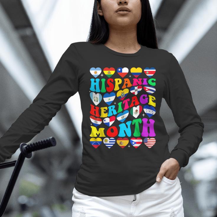 Hispanic Heritage Month 2025 Latino Puerto Rico Teacher Kids Unisex Long Sleeve T-Shirt, novelty gifts, funny gifts