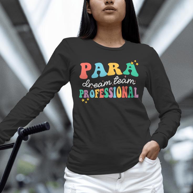 Para Paraprofessional Dream Crew Team Back To School Teacher Unisex Long Sleeve T-Shirt, novelty gifts, funny gifts Para Paraprofessional Dream Crew Team Back To School Teacher Unisex Long Sleeve T-Shirt, novelty gifts, funny gifts