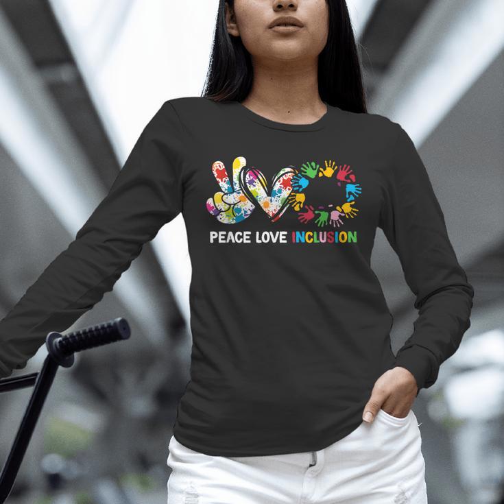Peace Love Inclusion Sped Squad Special-Ed Teacher Daycare Unisex Long Sleeve T-Shirt, novelty gifts, funny gifts Peace Love Inclusion Sped Squad Special-Ed Teacher Daycare Unisex Long Sleeve T-Shirt, novelty gifts, funny gifts
