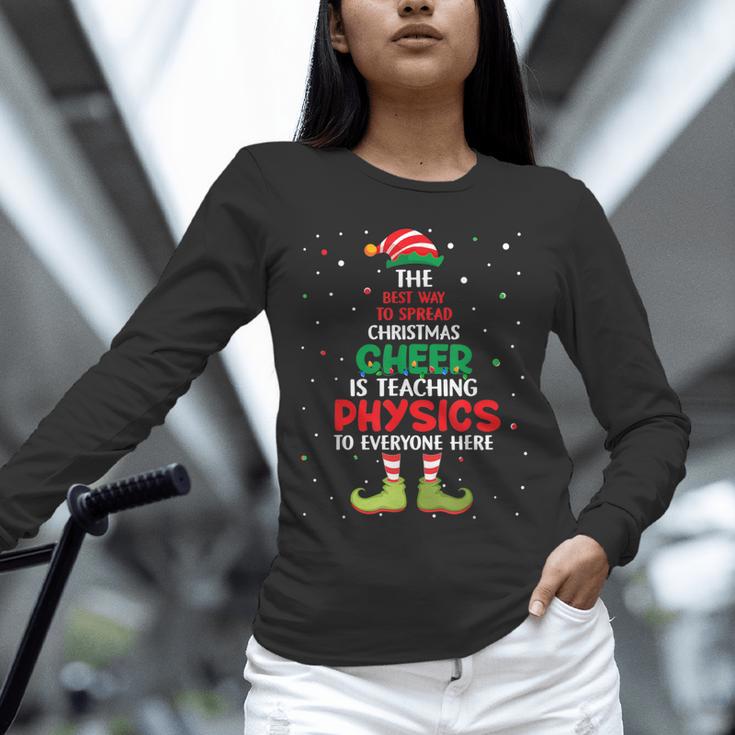 Physics Teacher Christmas Elf Christmas Cheer Unisex Long Sleeve T-Shirt, novelty gifts, funny gifts Physics Teacher Christmas Elf Christmas Cheer Unisex Long Sleeve T-Shirt, novelty gifts, funny gifts