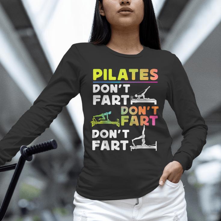 Pilates Instructor Teacher Watercolor Pilates Don't Fart Men Women Kids Unisex Long Sleeve T-Shirt, novelty gifts, funny gifts Pilates Instructor Teacher Watercolor Pilates Don't Fart Men Women Kids Unisex Long Sleeve T-Shirt, novelty gifts, funny gifts