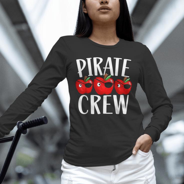 Pirate Crew Pirate Teacher Team Squad Talk Like A Pirate Day For Men Women Kids Unisex Long Sleeve T-Shirt, novelty gifts, funny gifts
