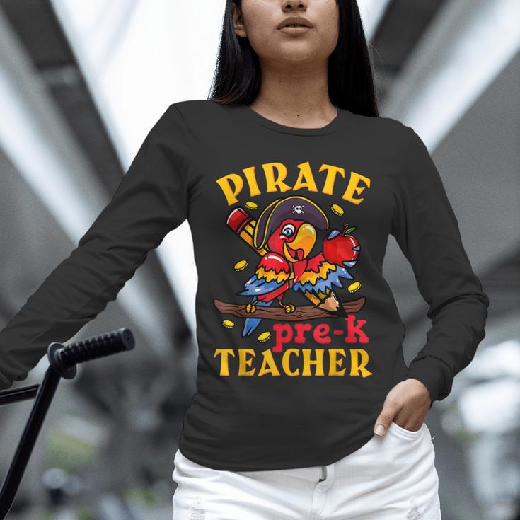 Pirate Pre-K Teacher Preschool Halloween Unisex Long Sleeve T-Shirt, novelty gifts, funny gifts Pirate Pre-K Teacher Preschool Halloween Unisex Long Sleeve T-Shirt, novelty gifts, funny gifts