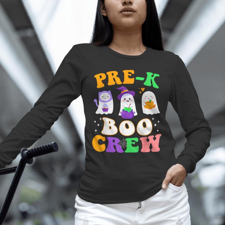 Pre-K Boo Crew Cute Ghost Halloween Costume Teacher Student For Men Women Kids Unisex Long Sleeve T-Shirt, novelty gifts, funny gifts Pre-K Boo Crew Cute Ghost Halloween Costume Teacher Student For Men Women Kids Unisex Long Sleeve T-Shirt, novelty gifts, funny gifts