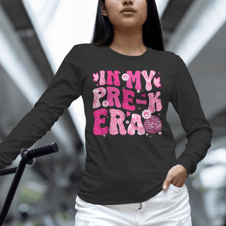 In My Pre-K Era Teachers Women Back To School Kids Girls Unisex Long Sleeve T-Shirt, novelty gifts, funny gifts