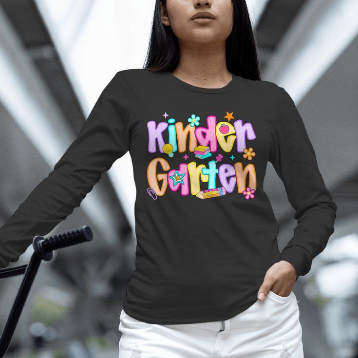 Preppy Kindergarten First Day Of School Teachers Girls Boys Unisex Long Sleeve T-Shirt, novelty gifts, funny gifts Preppy Kindergarten First Day Of School Teachers Girls Boys Unisex Long Sleeve T-Shirt, novelty gifts, funny gifts