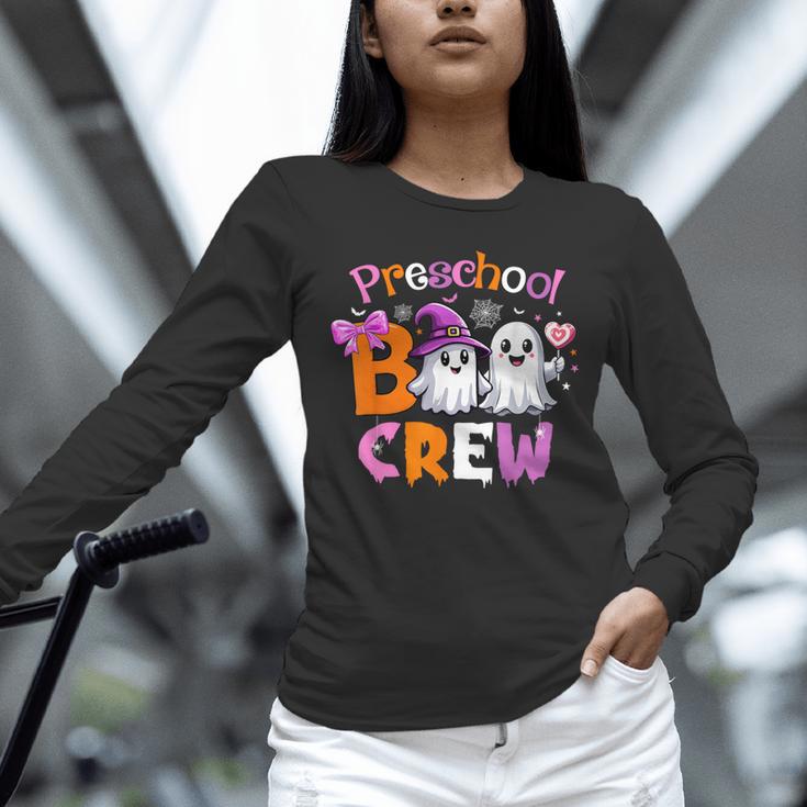 Preschool Boo Crew Preschool Halloween Costume Teacher Kid Unisex Long Sleeve T-Shirt, novelty gifts, funny gifts Preschool Boo Crew Preschool Halloween Costume Teacher Kid Unisex Long Sleeve T-Shirt, novelty gifts, funny gifts
