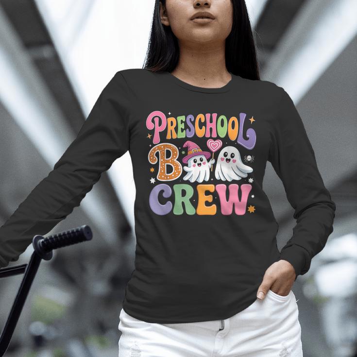 Preschool Boo Crew Preschool Teacher Student Halloween Unisex Long Sleeve T-Shirt, novelty gifts, funny gifts Preschool Boo Crew Preschool Teacher Student Halloween Unisex Long Sleeve T-Shirt, novelty gifts, funny gifts