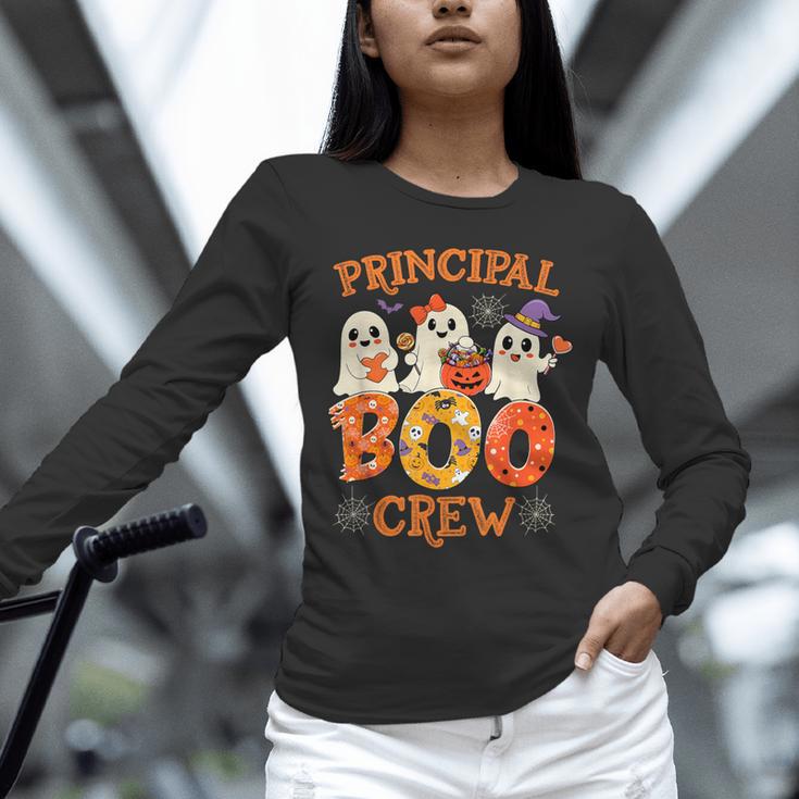 Principal Teacher Boo Crew Halloween Spooky Costume Unisex Long Sleeve T-Shirt, novelty gifts, funny gifts Principal Teacher Boo Crew Halloween Spooky Costume Unisex Long Sleeve T-Shirt, novelty gifts, funny gifts