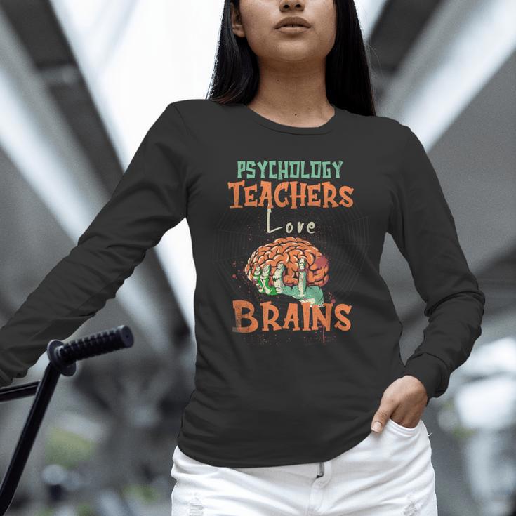 Psychology Teachers Love Brains Halloween For Psychologists Men Women Unisex Long Sleeve T-Shirt, novelty gifts, funny gifts Psychology Teachers Love Brains Halloween For Psychologists Men Women Unisex Long Sleeve T-Shirt, novelty gifts, funny gifts