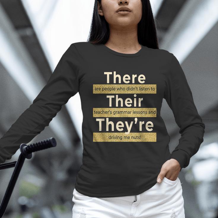 There Their They'Re T Shirt English Grammar Teacher For Men Women Unisex Long Sleeve T-Shirt, novelty gifts, funny gifts
