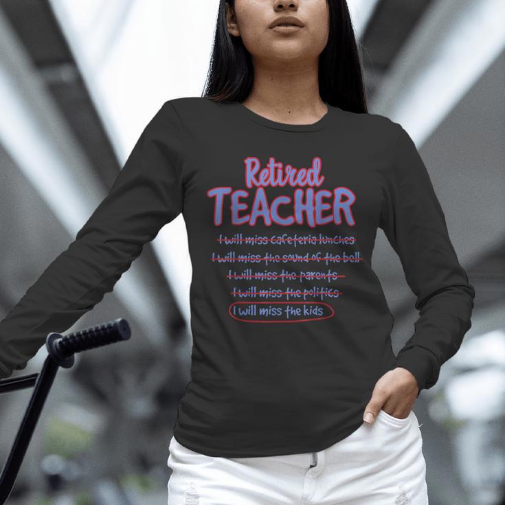 Retiring Teacher Tshirt For Retired Teachers For Men Women Unisex Long Sleeve T-Shirt, novelty gifts, funny gifts Retiring Teacher Tshirt For Retired Teachers For Men Women Unisex Long Sleeve T-Shirt, novelty gifts, funny gifts