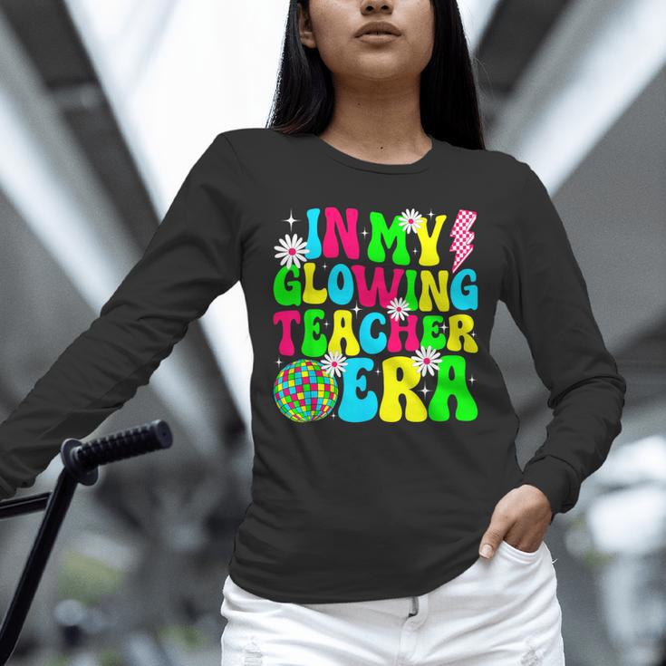 Retro Groovy In My Glowing Teacher Era Happy Teacher's Day Unisex Long Sleeve T-Shirt, novelty gifts, funny gifts Retro Groovy In My Glowing Teacher Era Happy Teacher's Day Unisex Long Sleeve T-Shirt, novelty gifts, funny gifts
