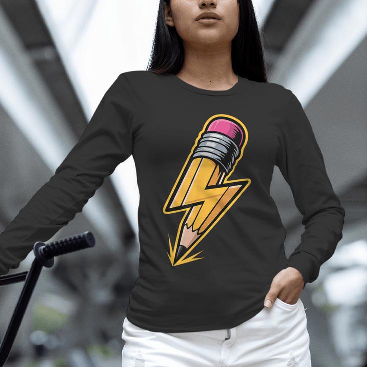 Retro Pencil Pencil Back To School Teacher Student Unisex Long Sleeve T-Shirt, novelty gifts, funny gifts Retro Pencil Pencil Back To School Teacher Student Unisex Long Sleeve T-Shirt, novelty gifts, funny gifts