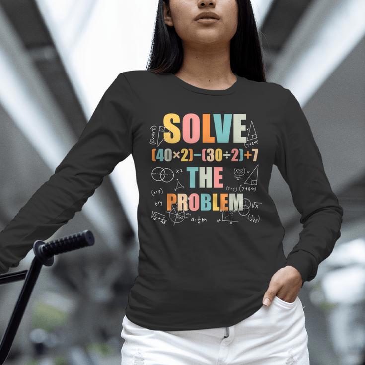 Retro Solve The Problem 67 Meme Joke Math Teacher Unisex Long Sleeve T-Shirt, novelty gifts, funny gifts Retro Solve The Problem 67 Meme Joke Math Teacher Unisex Long Sleeve T-Shirt, novelty gifts, funny gifts