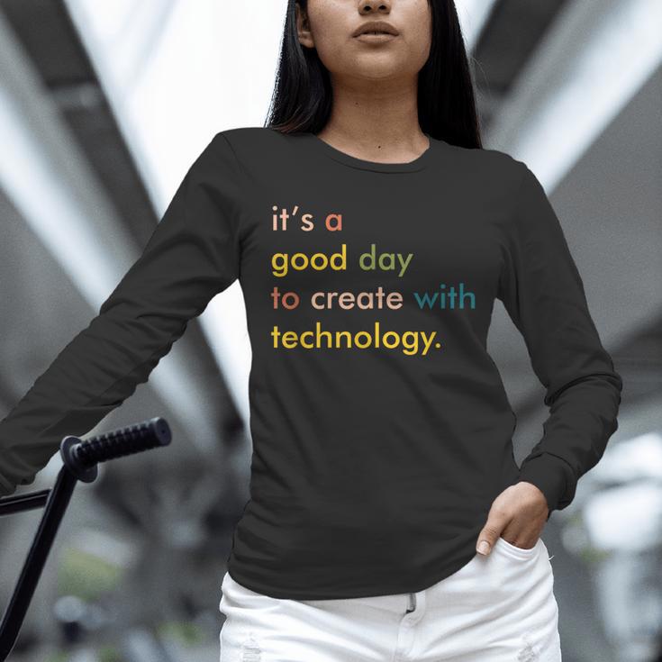 Retro Technology Teacher Shirt Tech Teacher Unisex Long Sleeve T-Shirt, novelty gifts, funny gifts Retro Technology Teacher Shirt Tech Teacher Unisex Long Sleeve T-Shirt, novelty gifts, funny gifts