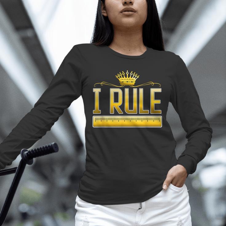 I Rule Math Ruler Mathematics Pun Math Teacher Men Women Girls Kids Unisex Long Sleeve T-Shirt, novelty gifts, funny gifts I Rule Math Ruler Mathematics Pun Math Teacher Men Women Girls Kids Unisex Long Sleeve T-Shirt, novelty gifts, funny gifts
