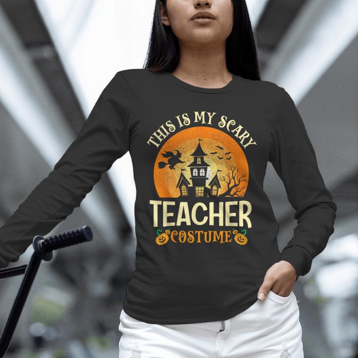This Is My Scary Teacher Costume Halloween Unisex Long Sleeve T-Shirt, novelty gifts, funny gifts This Is My Scary Teacher Costume Halloween Unisex Long Sleeve T-Shirt, novelty gifts, funny gifts