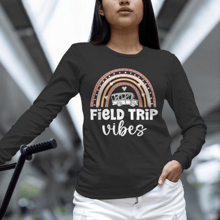 School Bus Trip Vibes Students Teachers Students Field Trip Unisex Long Sleeve T-Shirt, novelty gifts, funny gifts School Bus Trip Vibes Students Teachers Students Field Trip Unisex Long Sleeve T-Shirt, novelty gifts, funny gifts