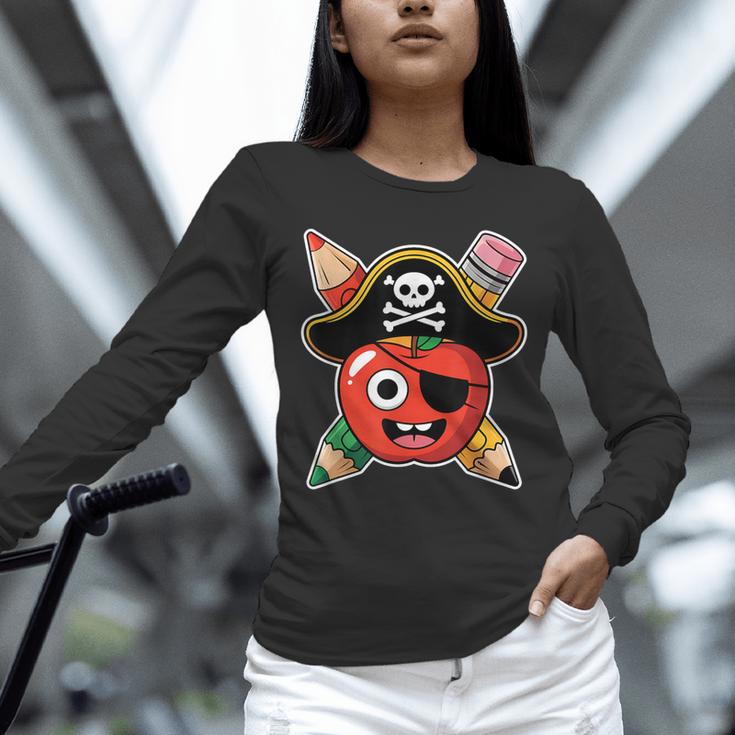 School International Talk Like A Pirate Day Pirate Teacher Unisex Long Sleeve T-Shirt, novelty gifts, funny gifts School International Talk Like A Pirate Day Pirate Teacher Unisex Long Sleeve T-Shirt, novelty gifts, funny gifts