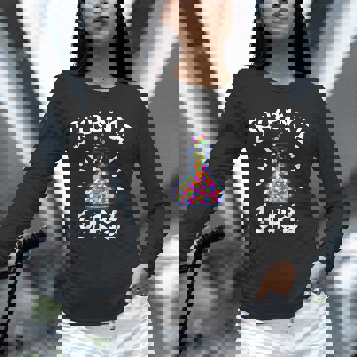 Science Girl Chemistry Biology Student Teacher Unisex Long Sleeve T-Shirt, novelty gifts, funny gifts