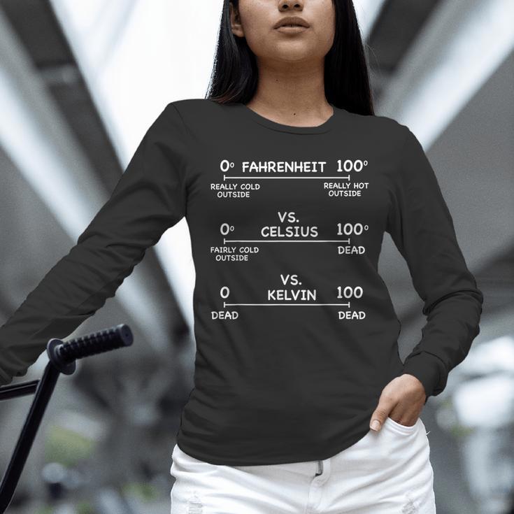 Science Teacher Engineering Temperature Scales Fahrenheit Vs Celsius Vs Kelvin Humorous -Adults - Small Short Sleeve Modern V-Neck Cotton Blend Machine Wash Unisex Long Sleeve T-Shirt, novelty gifts, funny gifts Science Teacher Engineering Temperature Scales Fahrenheit Vs Celsius Vs Kelvin Humorous -Adults - Small Short Sleeve Modern V-Neck Cotton Blend Machine Wash Unisex Long Sleeve T-Shirt, novelty gifts, funny gifts