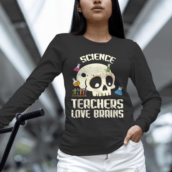 Science Teachers Love Brains Teachers Halloween Unisex Long Sleeve T-Shirt, novelty gifts, funny gifts Science Teachers Love Brains Teachers Halloween Unisex Long Sleeve T-Shirt, novelty gifts, funny gifts