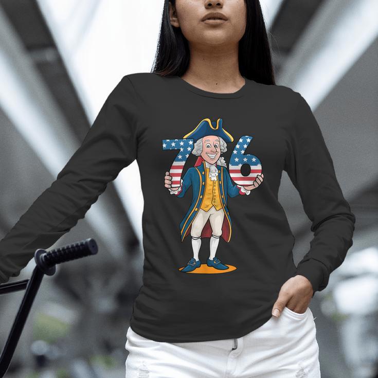 Six Seven 6 7 7 6 George Washington Teacher American Unisex Long Sleeve T-Shirt, novelty gifts, funny gifts