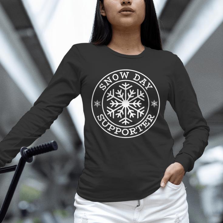 Snow Day Supporter Teacher Student Winter Snowflake Unisex Long Sleeve T-Shirt, novelty gifts, funny gifts Snow Day Supporter Teacher Student Winter Snowflake Unisex Long Sleeve T-Shirt, novelty gifts, funny gifts