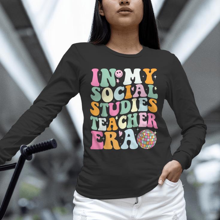 In My Social Studies Teacher Era Cute Social Studies Teacher Unisex Long Sleeve T-Shirt, novelty gifts, funny gifts In My Social Studies Teacher Era Cute Social Studies Teacher Unisex Long Sleeve T-Shirt, novelty gifts, funny gifts