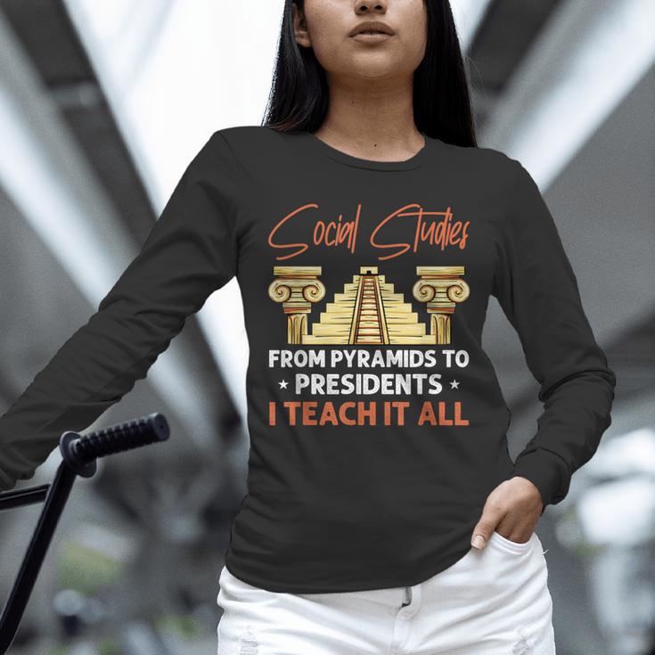Social Studies Teacher World History Teacher Men Women Unisex Long Sleeve T-Shirt, novelty gifts, funny gifts Social Studies Teacher World History Teacher Men Women Unisex Long Sleeve T-Shirt, novelty gifts, funny gifts