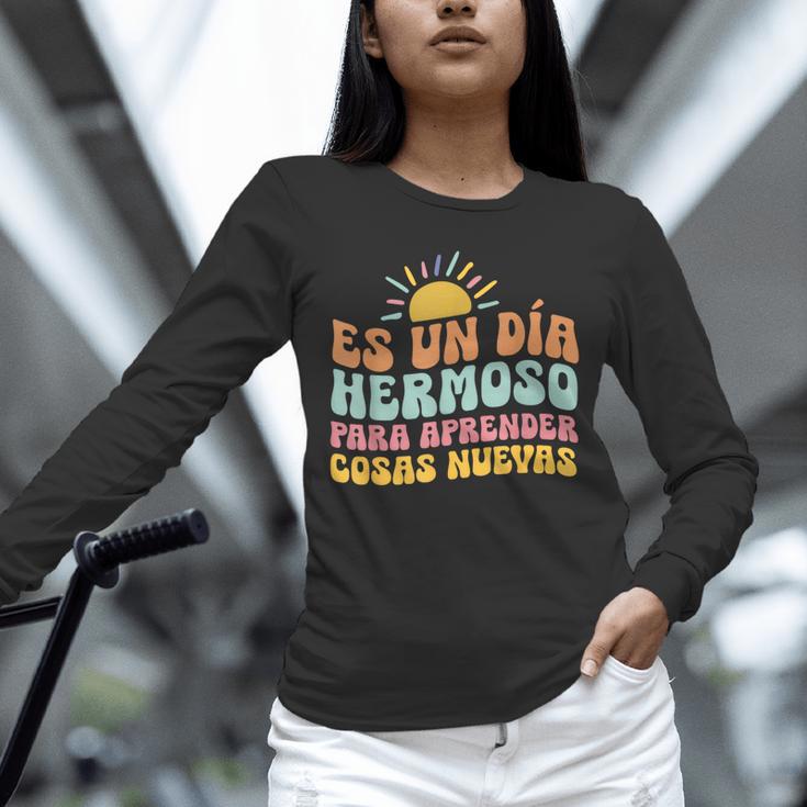 Spanish Multilingual Teacher Dual Languages Bilingual Unisex Long Sleeve T-Shirt, novelty gifts, funny gifts Spanish Multilingual Teacher Dual Languages Bilingual Unisex Long Sleeve T-Shirt, novelty gifts, funny gifts