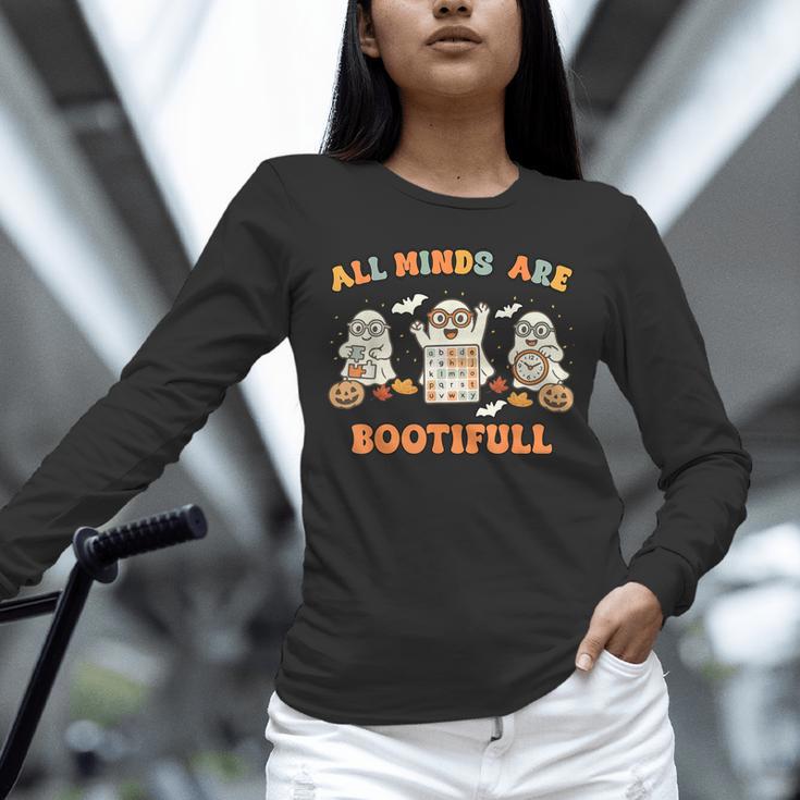 Special Education All Minds SPED Teacher Ghost Halloween Unisex Long Sleeve T-Shirt, novelty gifts, funny gifts Special Education All Minds SPED Teacher Ghost Halloween Unisex Long Sleeve T-Shirt, novelty gifts, funny gifts