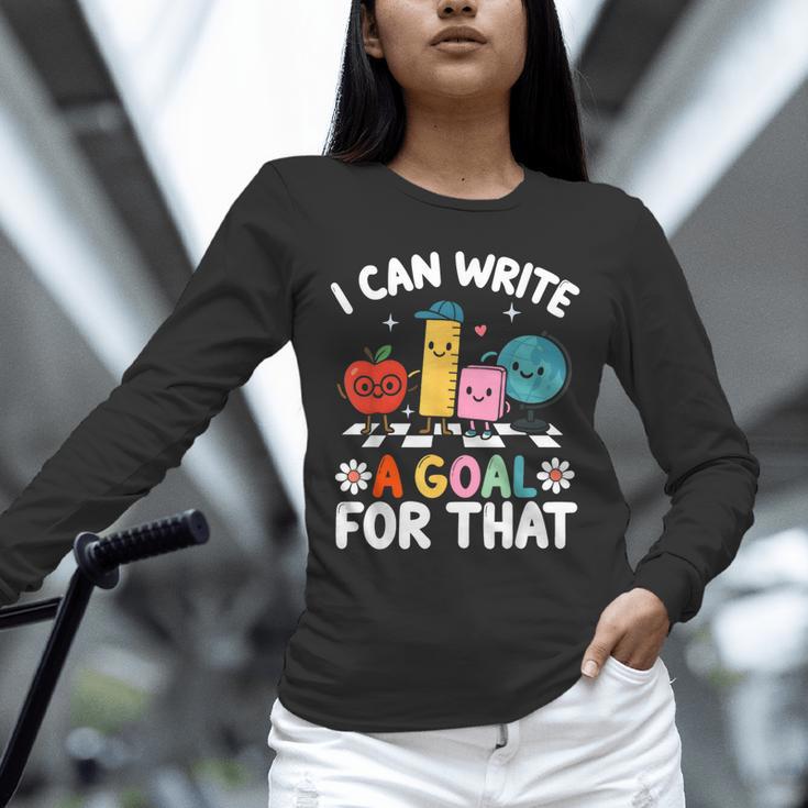 Special Education i Can Write a Goal For That Sped Teacher Unisex Long Sleeve T-Shirt, novelty gifts, funny gifts Special Education i Can Write a Goal For That Sped Teacher Unisex Long Sleeve T-Shirt, novelty gifts, funny gifts