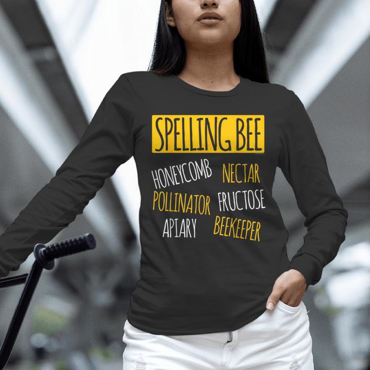 Spelling Bee Halloween Pun Costume Beekeeper Teacher Unisex Long Sleeve T-Shirt, novelty gifts, funny gifts Spelling Bee Halloween Pun Costume Beekeeper Teacher Unisex Long Sleeve T-Shirt, novelty gifts, funny gifts