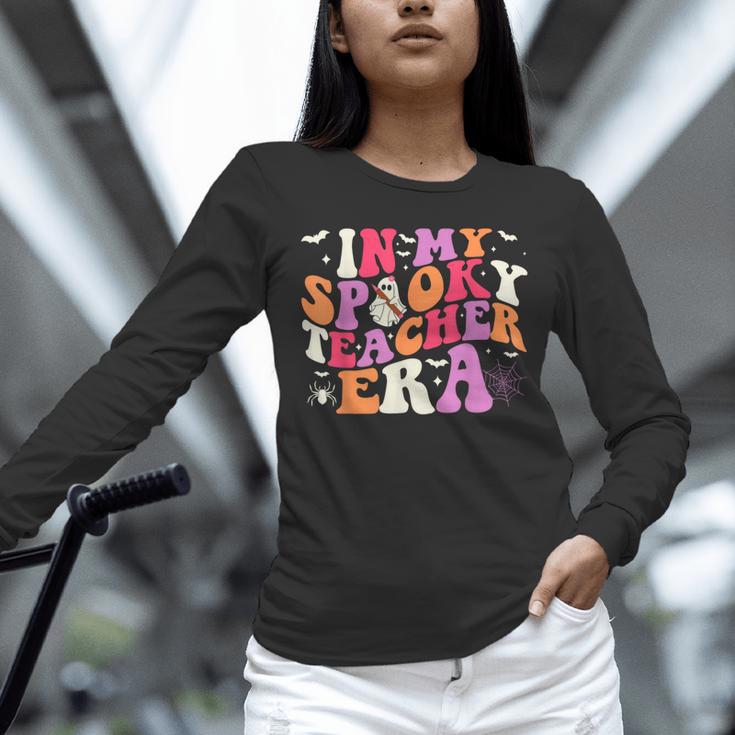In My Spooky Teacher Era Halloween Teacher Back To School Unisex Long Sleeve T-Shirt, novelty gifts, funny gifts In My Spooky Teacher Era Halloween Teacher Back To School Unisex Long Sleeve T-Shirt, novelty gifts, funny gifts