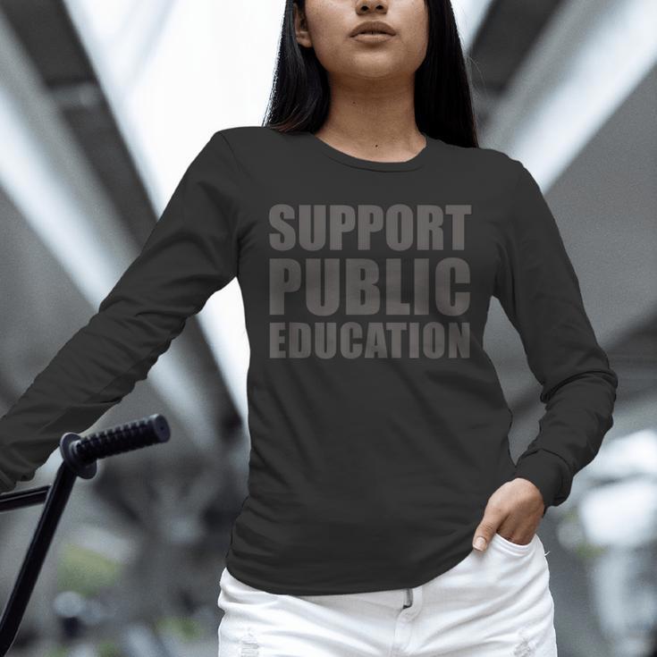 Support Public Education Protect Teachers Students Schools Unisex Long Sleeve T-Shirt, novelty gifts, funny gifts Support Public Education Protect Teachers Students Schools Unisex Long Sleeve T-Shirt, novelty gifts, funny gifts