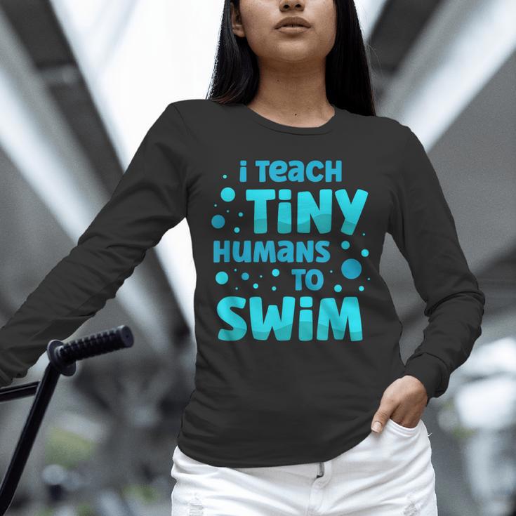Swimming Teacher I Teach Tiny Humans To Swim Swim Instructor Unisex Long Sleeve T-Shirt, novelty gifts, funny gifts Swimming Teacher I Teach Tiny Humans To Swim Swim Instructor Unisex Long Sleeve T-Shirt, novelty gifts, funny gifts