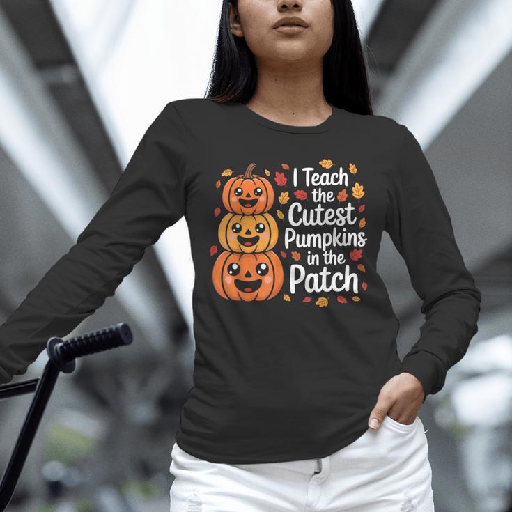 i Teach The Cutest Pumpkins In The Patch Teacher Halloween Unisex Long Sleeve T-Shirt, novelty gifts, funny gifts i Teach The Cutest Pumpkins In The Patch Teacher Halloween Unisex Long Sleeve T-Shirt, novelty gifts, funny gifts